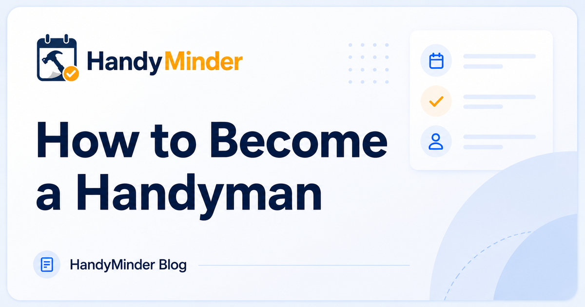 How to Become a Handyman