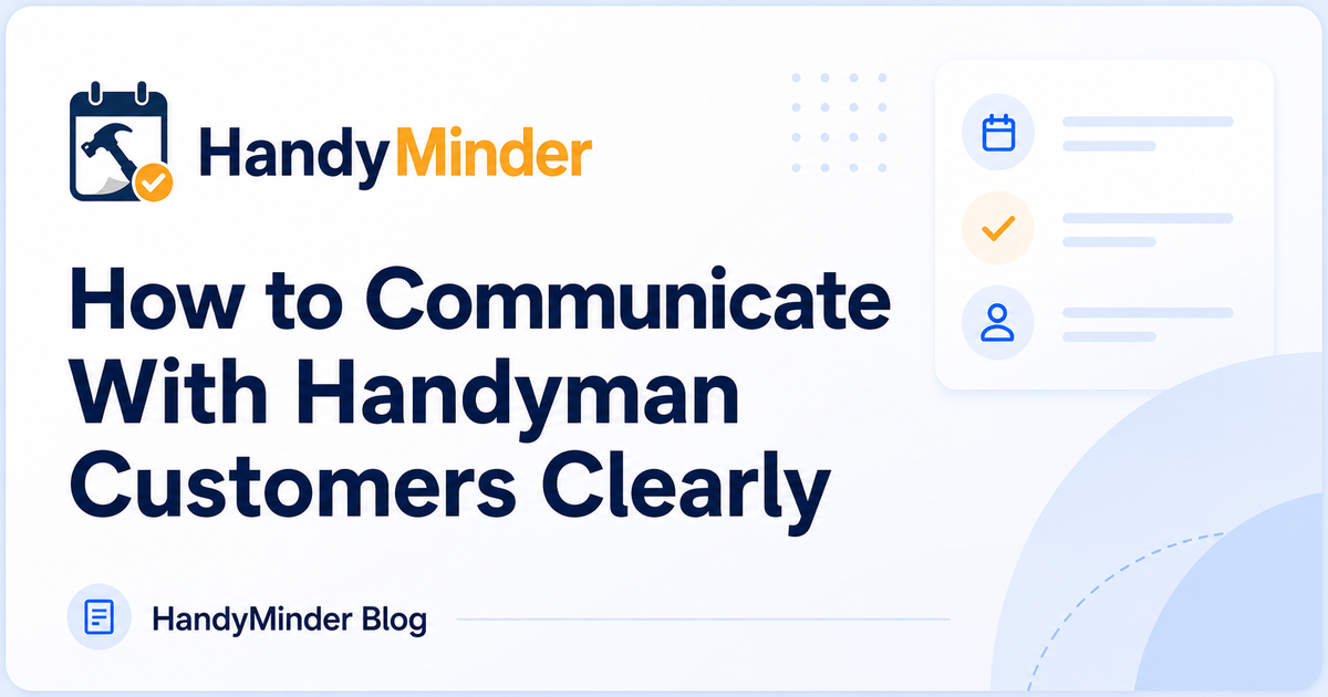 How to Communicate Clearly With Handyman Customers