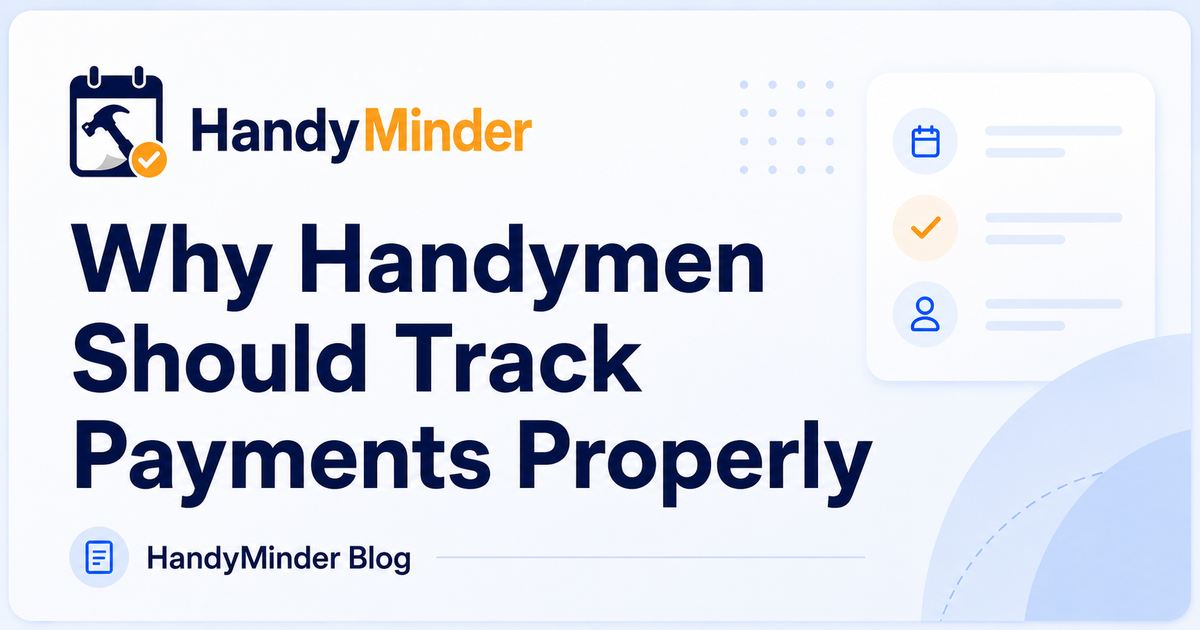 Why Handymen Should Track Payments Properly